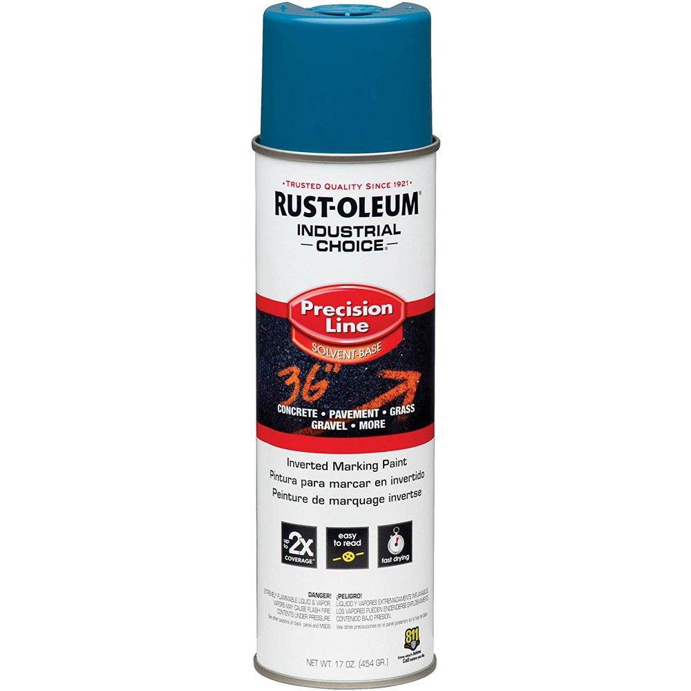 Rust-Oleum&reg; Caution Blue 17 oz. Marking Spray Solvent Based 