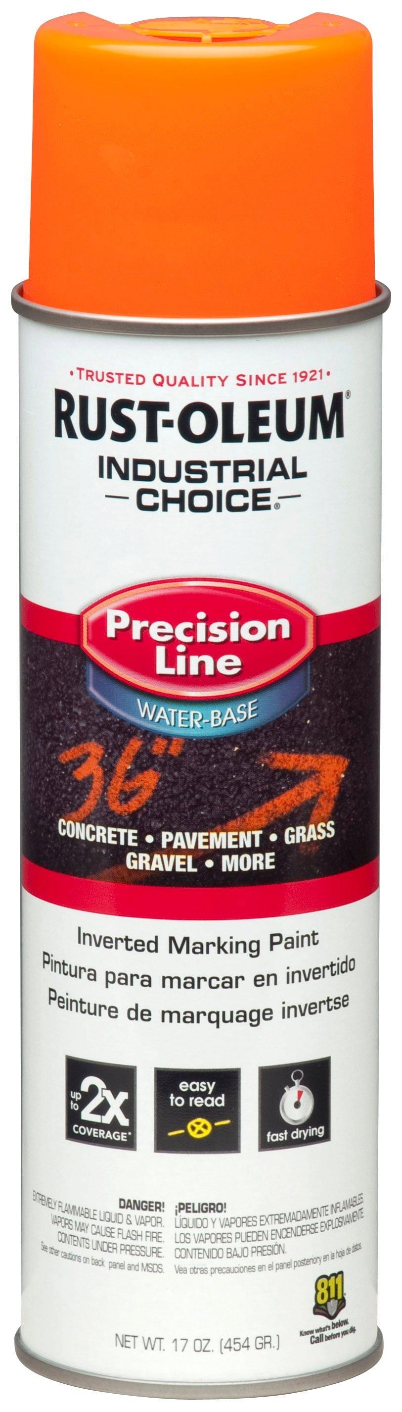 Rust-Oleum&reg; Fluorescent Orange 17 oz. Marking Spray Water Based 