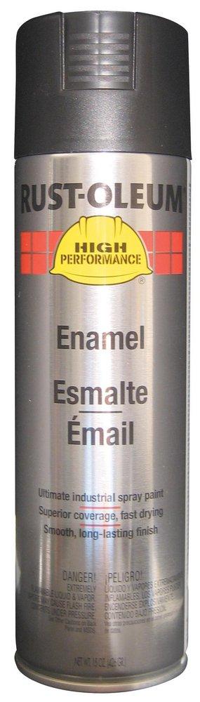 Rust-Oleum&reg; Flat Black 15 oz. Enamel Spray Paint 