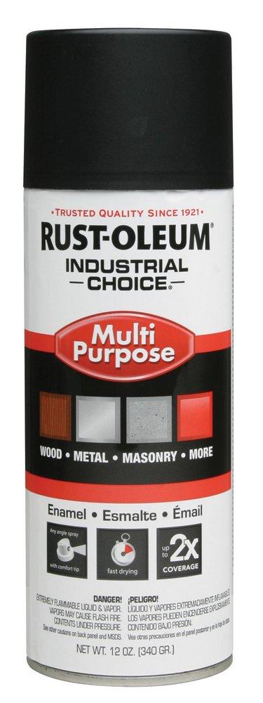 Rust-Oleum® Semi Flat Black 12 oz. Industrial Spray Paint 