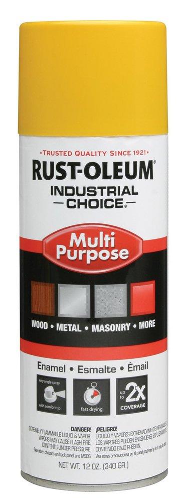 Rust-Oleum&reg; Gloss Yellow 12 oz. Industrial Spray Paint 