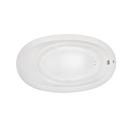 JACUZZI&reg; White 72 x 42 in. Drop-In Bathtub with End Drain 