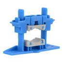 HoldRite&trade; Medium Blue Plastic and Synthetic Rubber Pipe Clamp 
