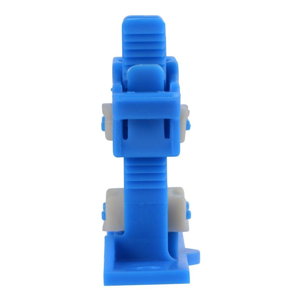 HoldRite&trade; Medium Blue Plastic and Synthetic Rubber Pipe Clamp 