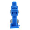 HoldRite&trade; Medium Blue Plastic and Synthetic Rubber Pipe Clamp 