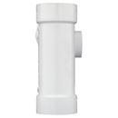 White PVC DWV Combination Wye with 2 