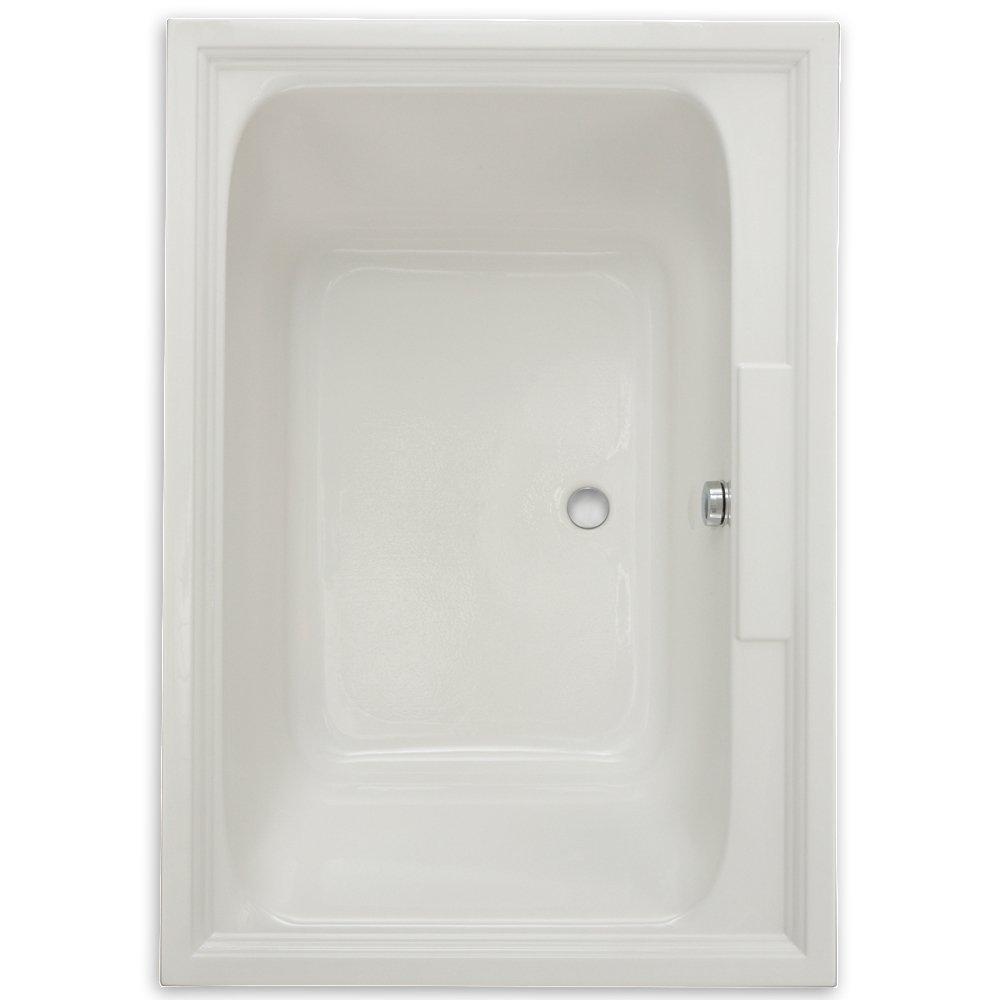American Standard White 59-1/2 x 41-5/8 in. Whirlpool Drop-In Bathtub with Center Drain 