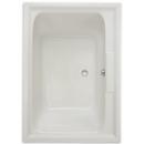 American Standard White 59-1/2 x 41-5/8 in. Whirlpool Drop-In Bathtub with Center Drain 