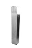 Gray Metal South 10 x 10 in. Galvanized Steel Duct Cleat 