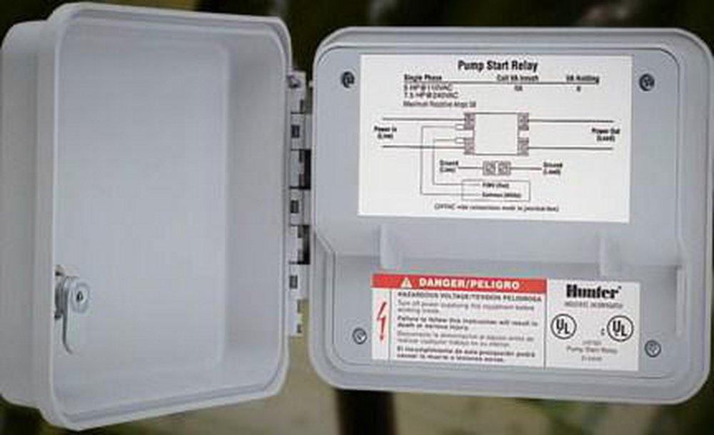 Hunter Industries Double Pole/Single Throw Pump Start Relay 
