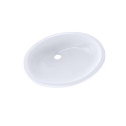 21-1/4 in. Undermount Oval Vitreous China Bathroom Sink in Cotton