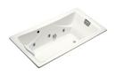 72 x 36 in. Thermal Air Drop-In Bathtub with Reversible Drain in White