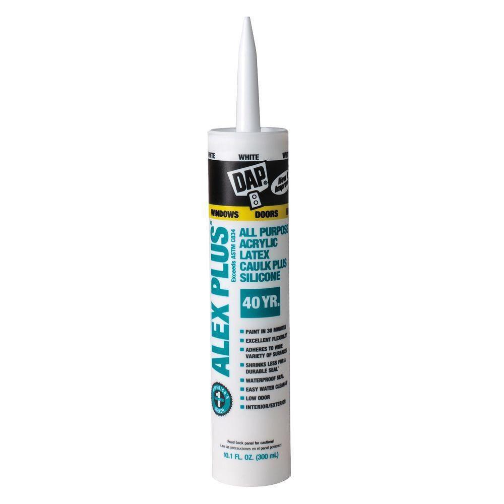 O S I Sealants Clear 10 oz. Acrylic Caulk with Silicone in Clear 