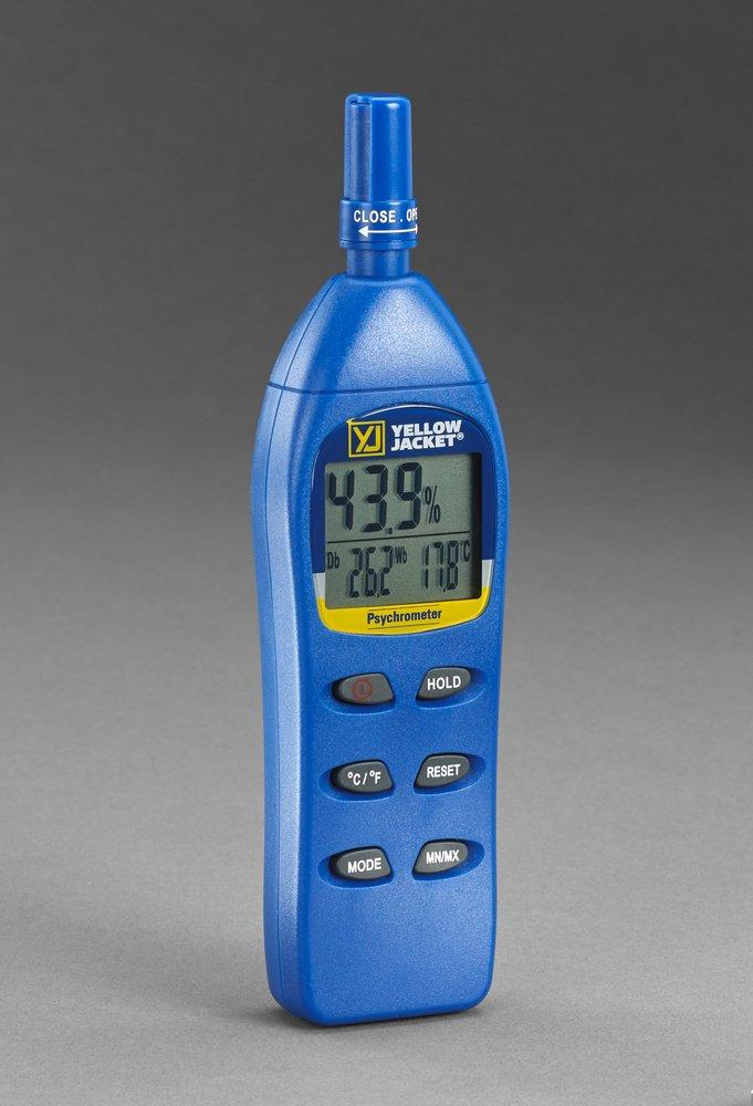 YELLOW JACKET&reg; Blue Digital Thermometer PSYCHMTR 