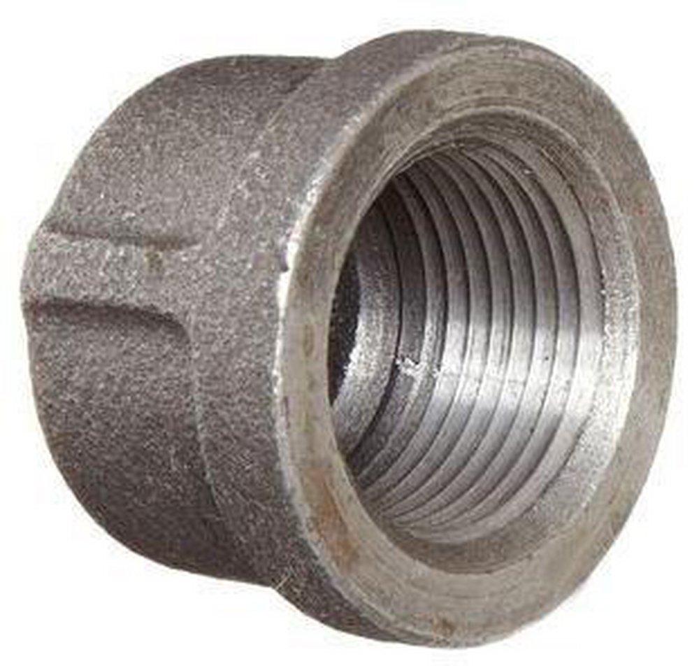 3-1/2 in. Threaded 150# Black Malleable Iron Cap | Ferguson