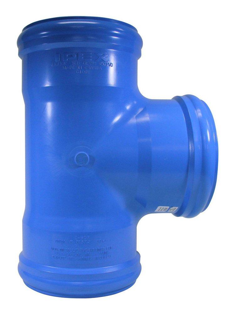 Multi-Fittings Corporation Gasket Straight PVC Tee 