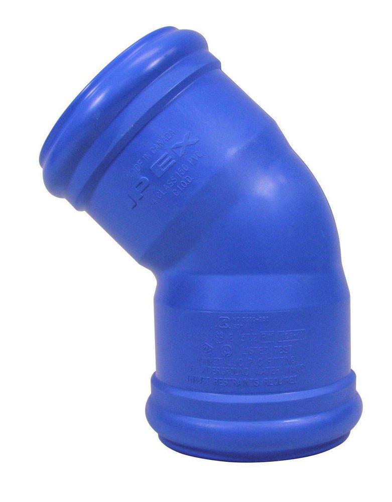 Multi-Fittings Corporation Barbed Straight CL150 PVC 45 Degree Elbow for C907 Pipe 