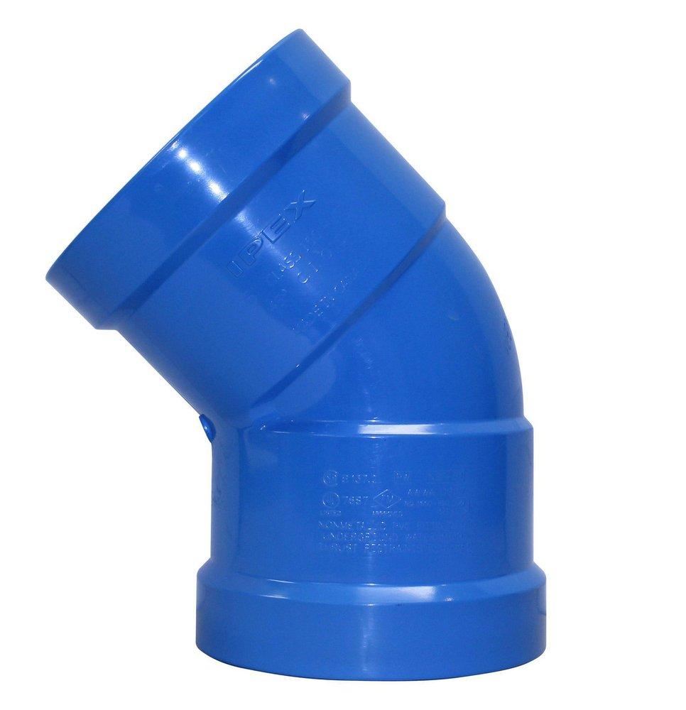 Multi-Fittings Corporation Barbed Straight CL150 PVC 45 Degree Elbow for C907 Pipe 