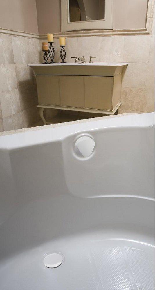 Geberit White 17 - 24 in. Cable- Operated Bath Waste and Overflow Bathtub Drain 
