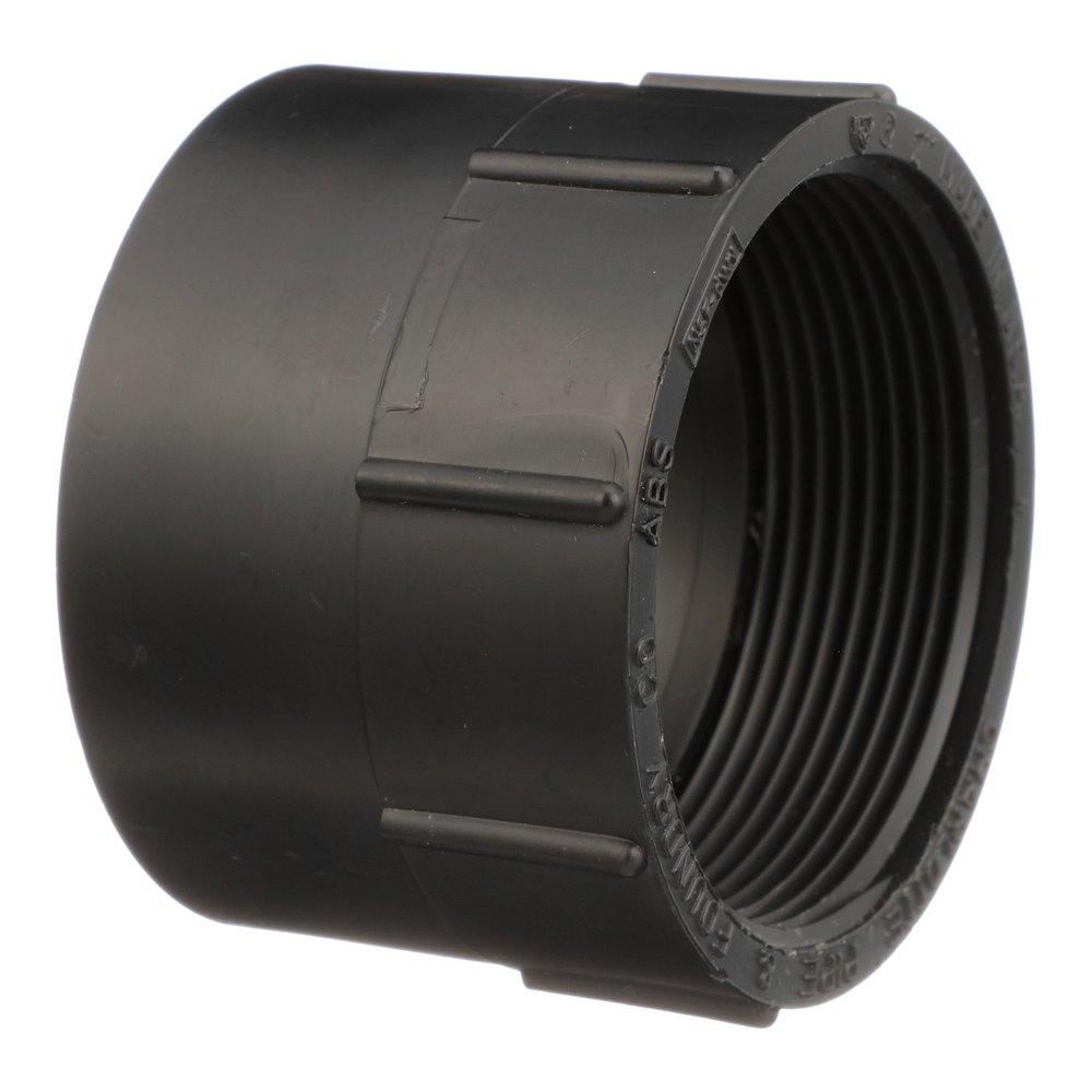 Black ABS DWV Female Adapter 