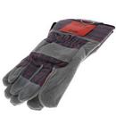 Pasco Grey Leather Gloves 