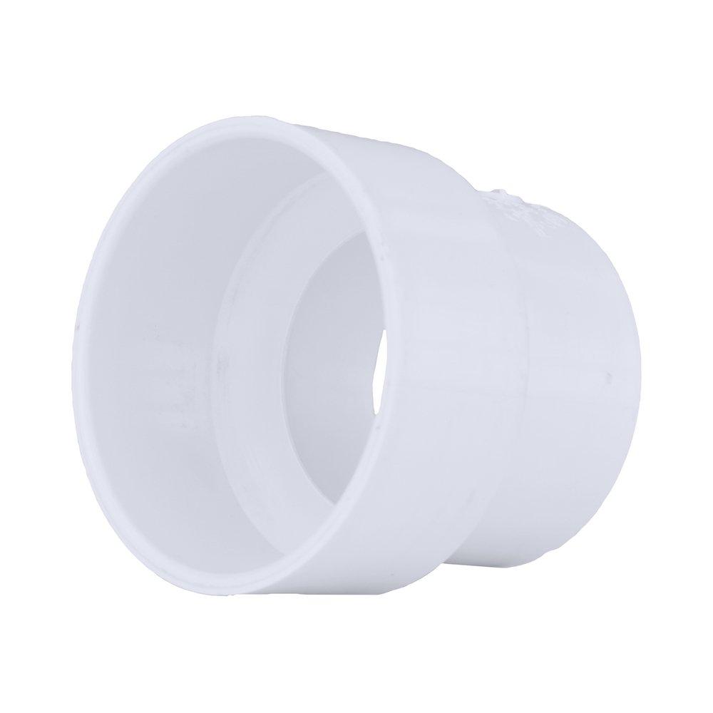White PVC DWV x Sewer & Drain Coupling 