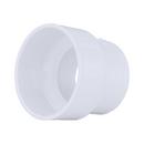 White PVC DWV x Sewer & Drain Coupling 
