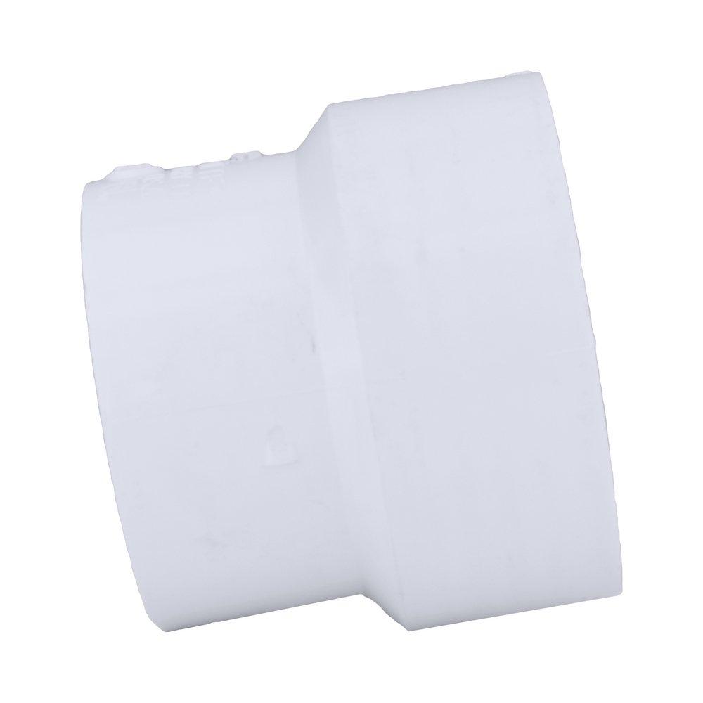 White PVC DWV x Sewer & Drain Coupling 