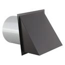 6 x 11-1/2 x 4 in. Metal Wall Vent in White