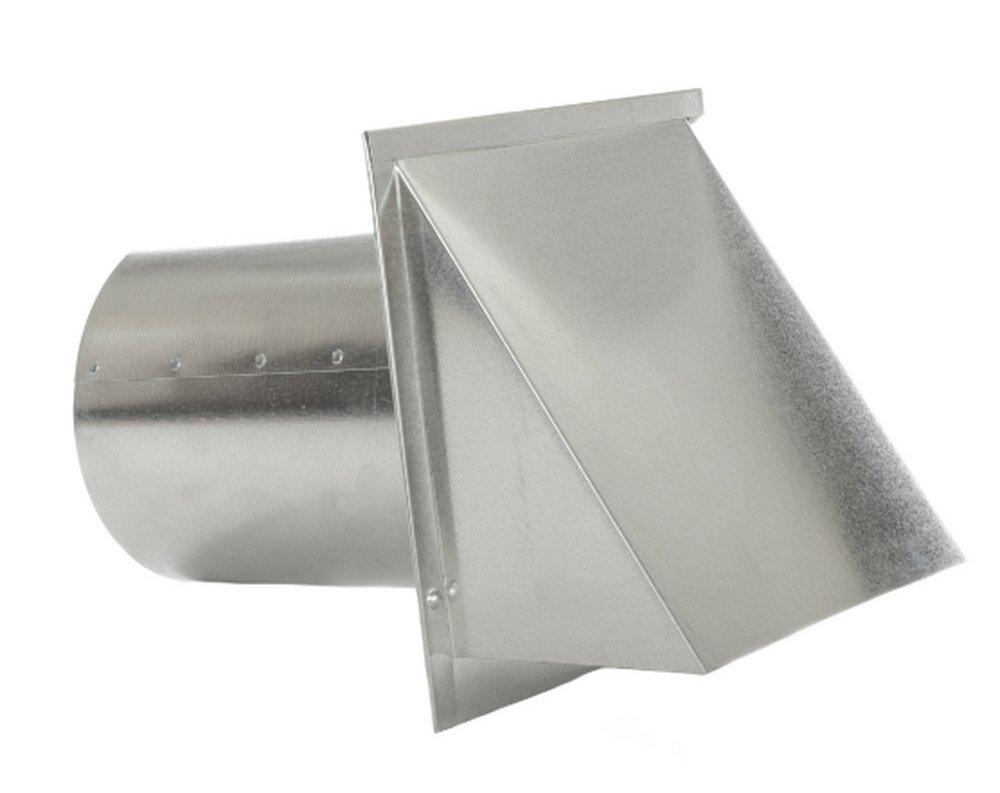 FAMCO&reg; Galvanized Damper Wall Vent Aluminum 