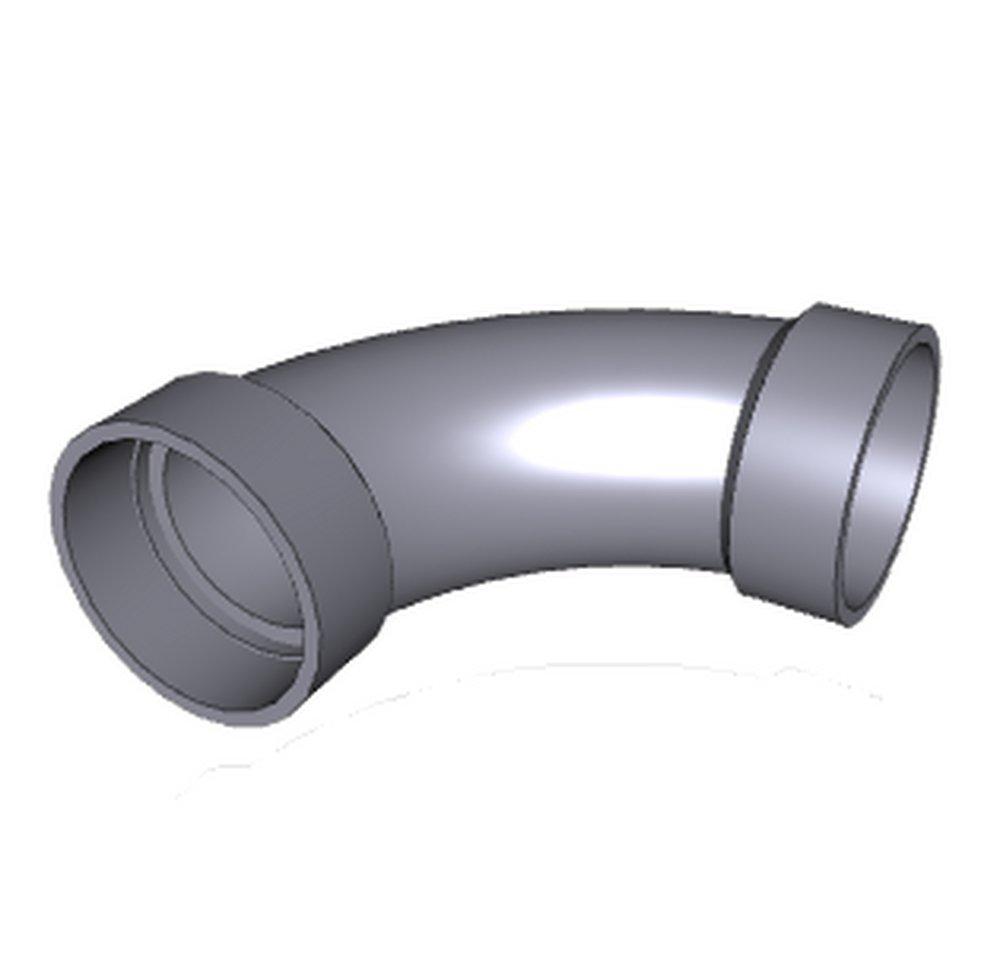 Georg Fischer Corporation Socket Straight Resin, HDPE and Polypropylene Closet Long Sweep 1/4 Degree Bend 