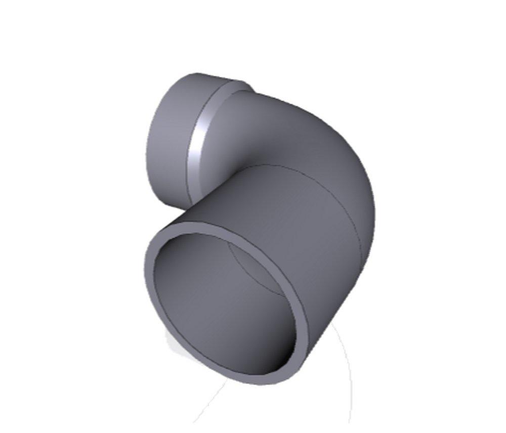 Georg Fischer Corporation Spigot x Socket Street Polypropylene Flame Retardant 22-1/2 Degree Elbow 