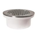 4 PVC Drain With Stainless Steel Strainer