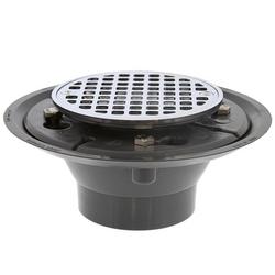 3 in. Plastic Shower Drain in Chrome