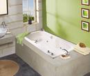 66-1/4 x 35-3/4 in. Drop-In Bathtub with End Drain in White