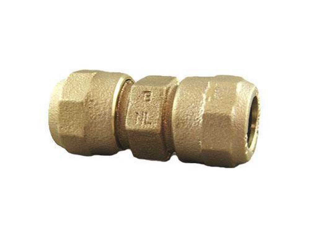 Cambridge Brass Compression Cast Brass Alloy Straight Coupling 