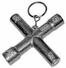 Pasco 1/4 - 9/32 in-5/16 - 11/32 in Sillcock Key 