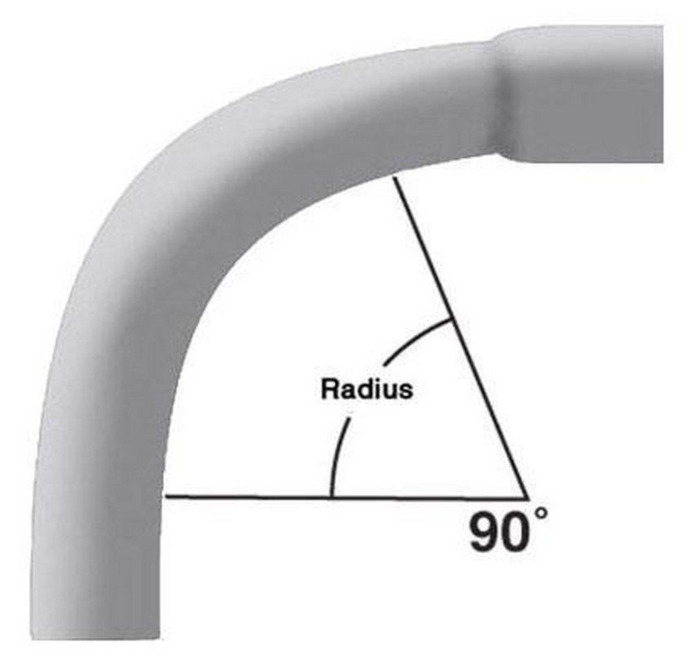 Can-Tex Industries 36 in. Radius Schedule 40 Bell End 90 Degree Conduit Elbow 