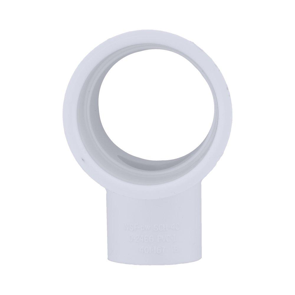 White PVC Schedule 40 Tee 