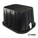 NDS Black 12 x 17 in. Automatic Meter Reading Meter Box with Ductile Iron Cover & 2-Hole 