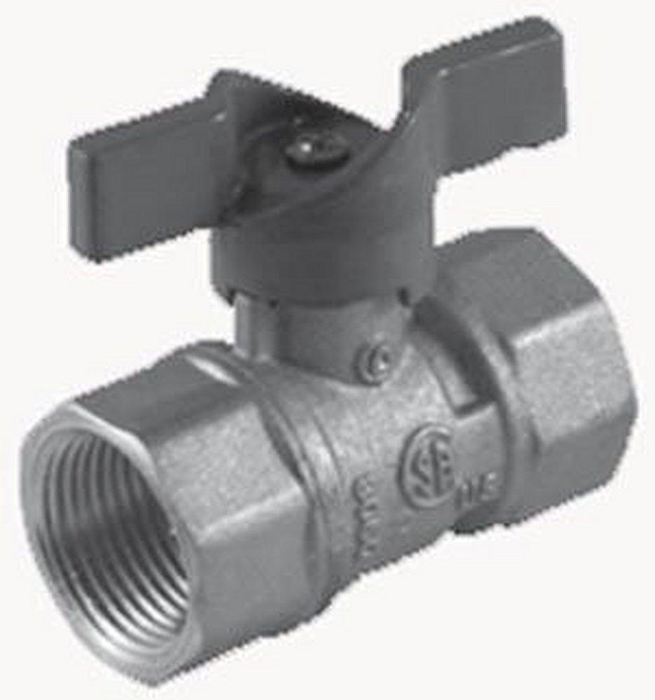 Jomar International Brass FIP T-Handle Gas Ball Valve 