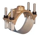 12 x 3/4 in. IP Brass and Stainless Steel Double Strap Saddle 13-1/5 in.
