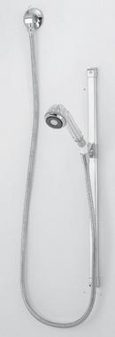 Hand Shower with Slide Bar and Hose in Chrome Plated