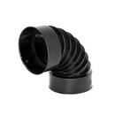 12 in. Bell End Corrugated Straight HDPE Manifold Watertight 90 Degree Elbow