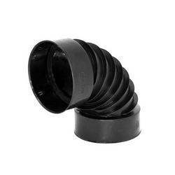 12 in. Bell End Corrugated Straight HDPE Manifold Watertight 90 Degree Elbow