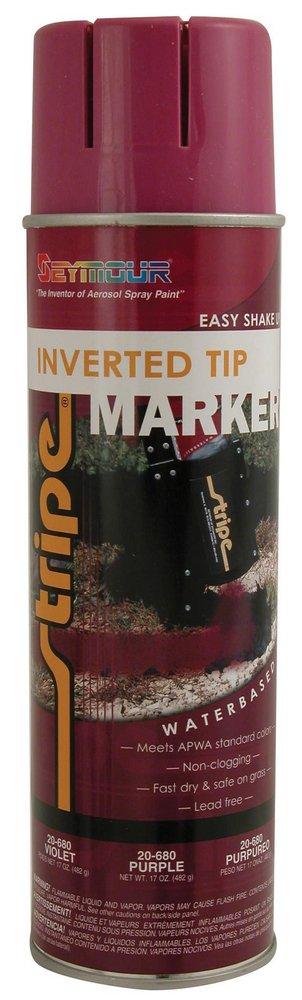 Seymour of Sycamore Purple 20 oz. Upside Down Marking Spray Paint 