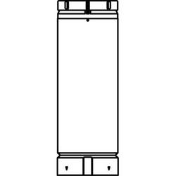 4 in. X 18 in. Type B Gas Vent Pipe