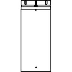 4 in. X 12 in. Adjustable Type B Gas Vent Pipe