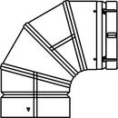 Ecco Manufacturing 90 Degree Gas Vent Elbow 