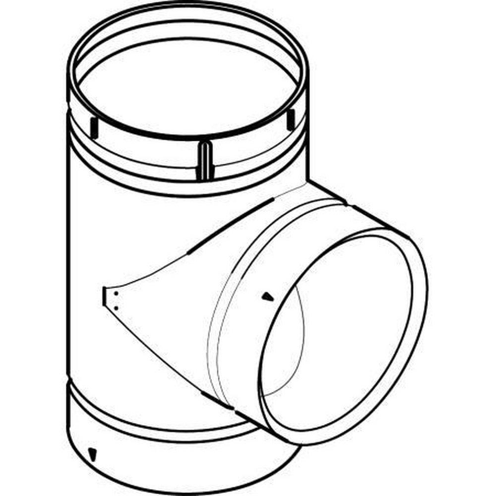 Ecco Manufacturing 7 in. X 7 in.Double Wall Tee 